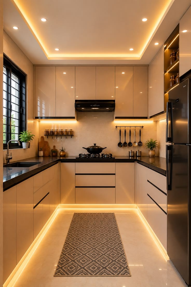 kitchen set futuristik